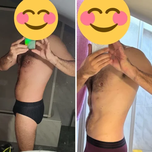 Antes y después: pérdida de peso y grasa corporal con el nutricionista Aitor Arrazola